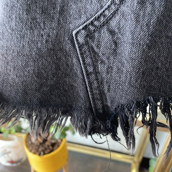 Free People faded black over-all dress - Picture 4 of 6